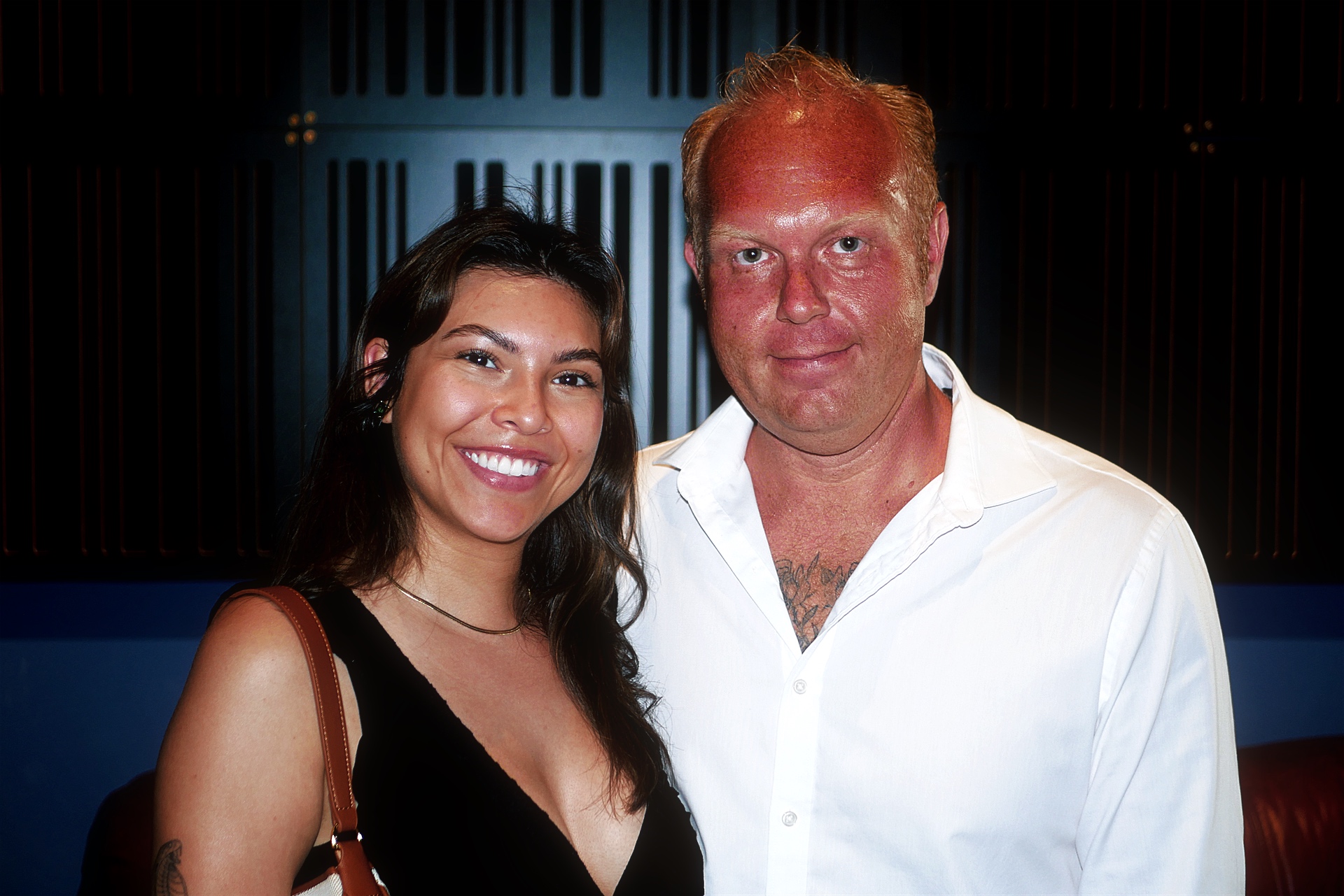 Guests smiling at an Imperial Audio studio event