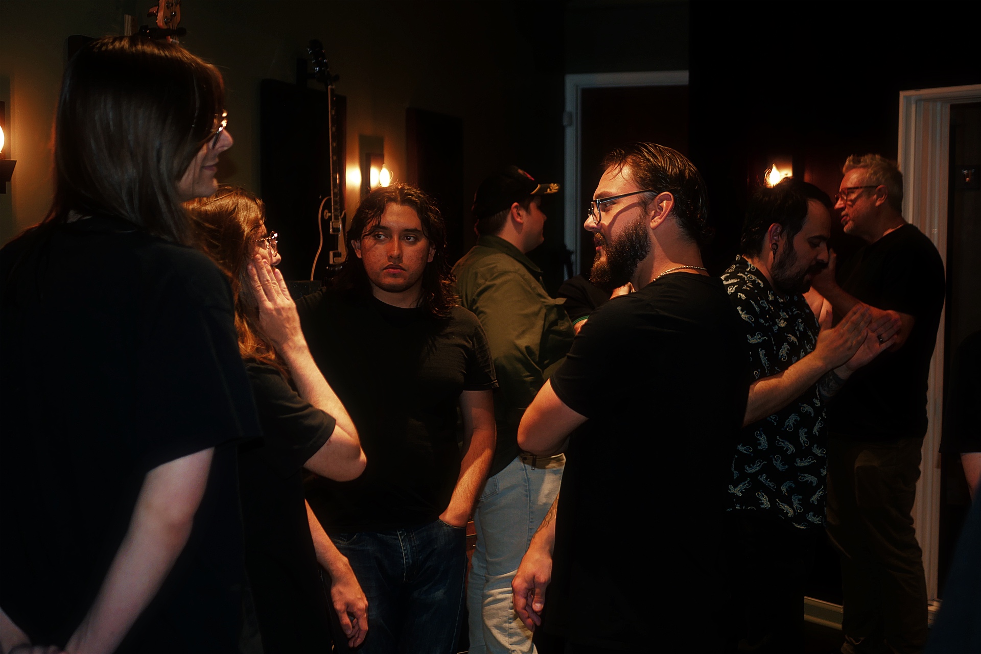 Crowd at an Imperial Audio studio event